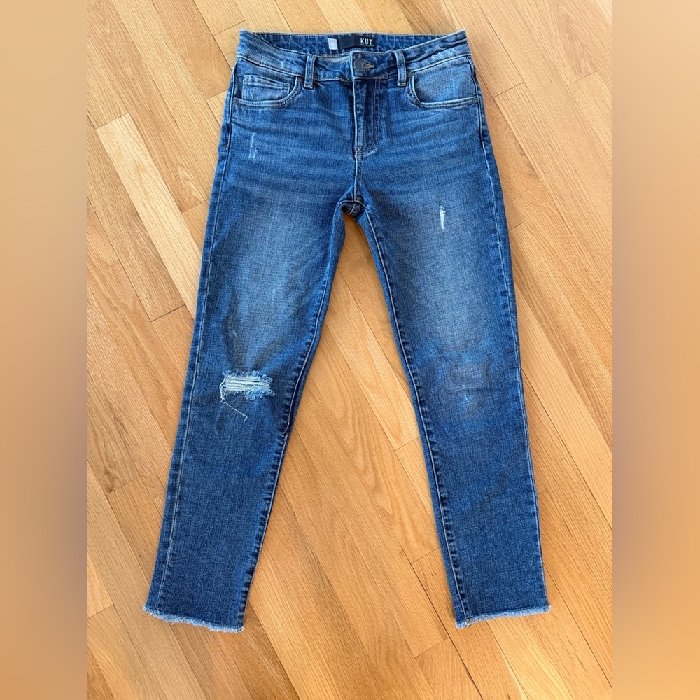 KUT from the Kloth Amy Crop Straight Leg 00